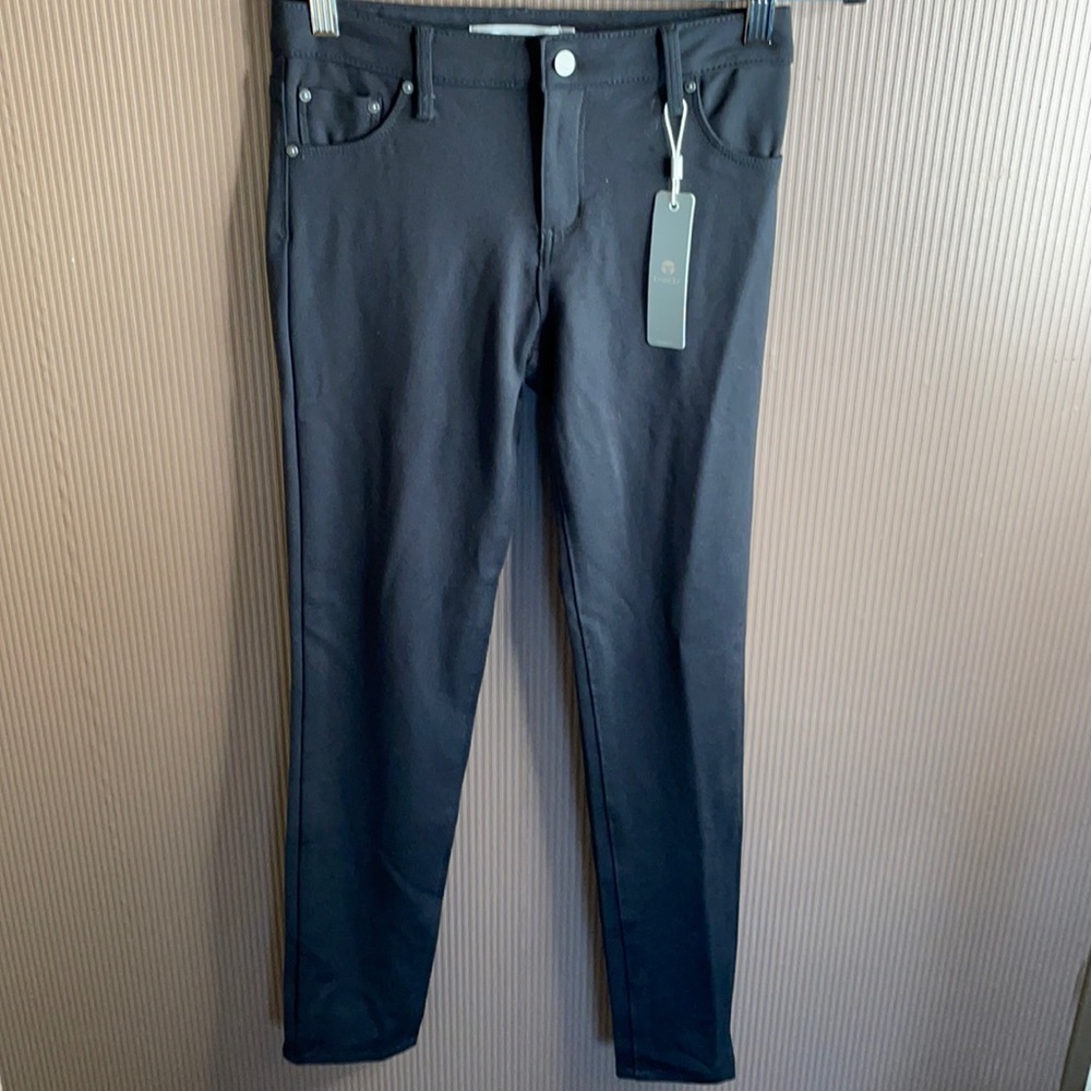 Tractr black stretchy casual‎ pants size 16